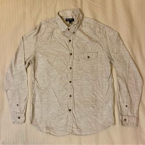 J. Crew Mercantile flex long sleeve buttoned collared w/ pocket sz L